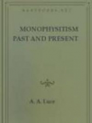 Monophysitism Past and Present cover