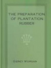 The Preparation of Plantation Rubber cover